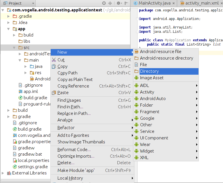 Developing Android unit and instrumentation tests - Tutorial