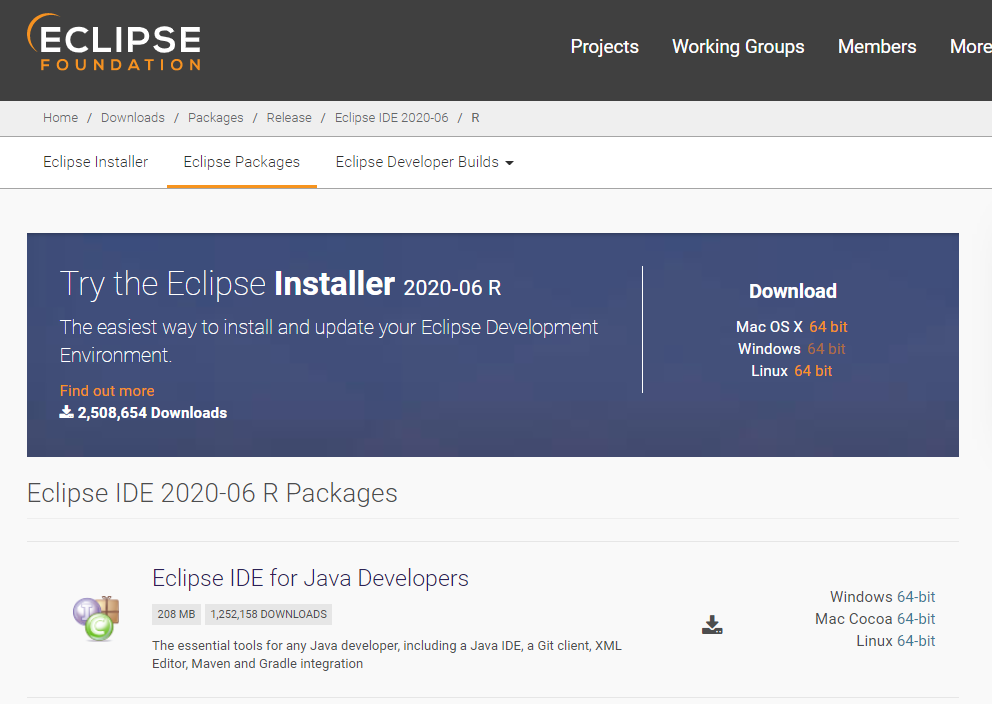eclipse for mac os x lion download