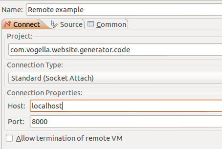 Remote debugging