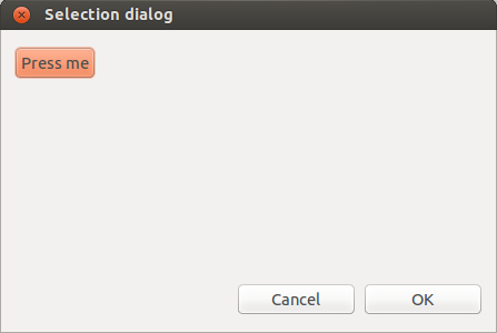 Custom dialog