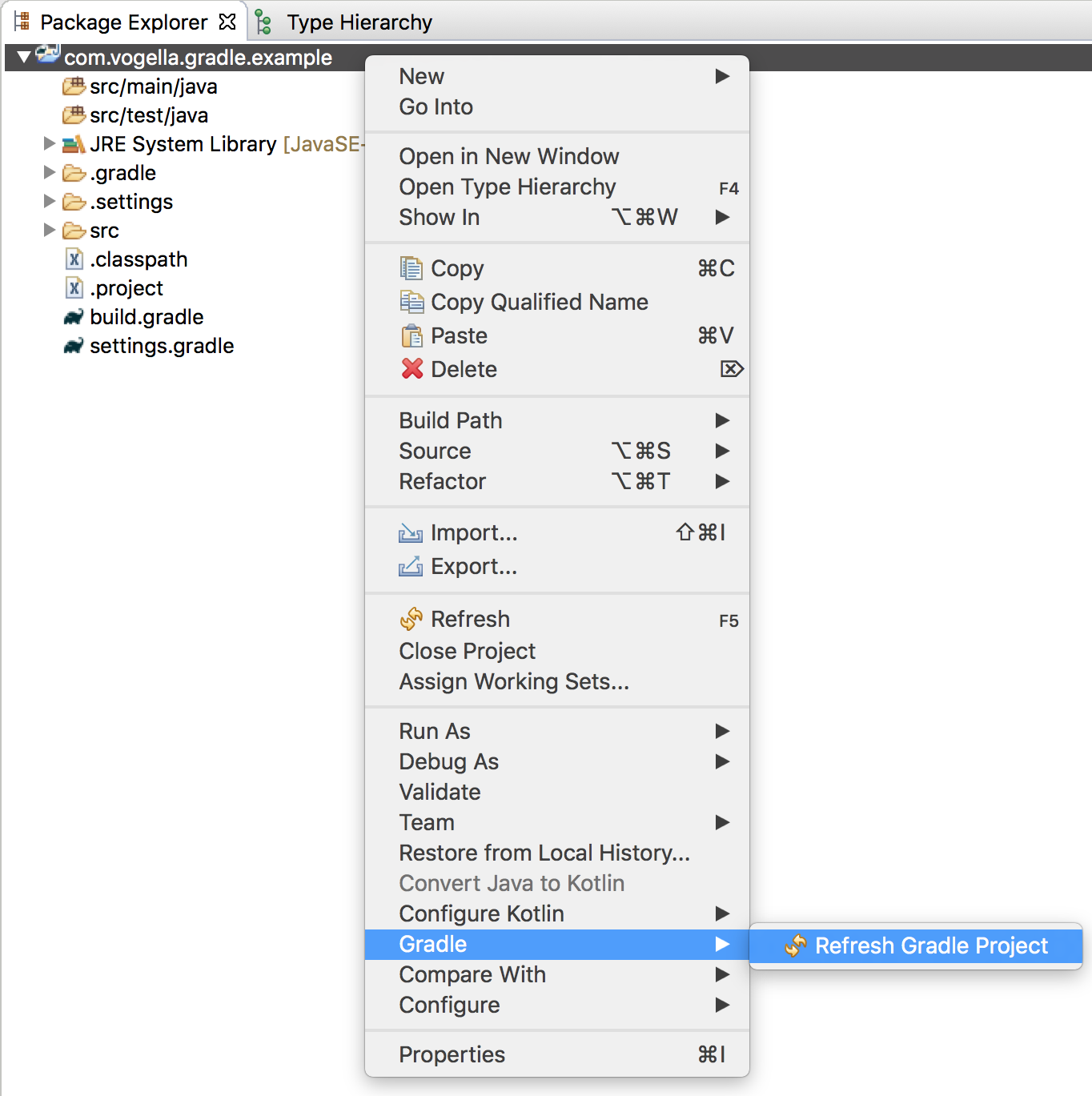 Using the Gradle build system in the Eclipse IDE Tutorial