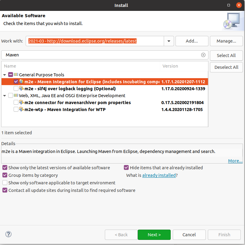 how to install maven jar in eclipse