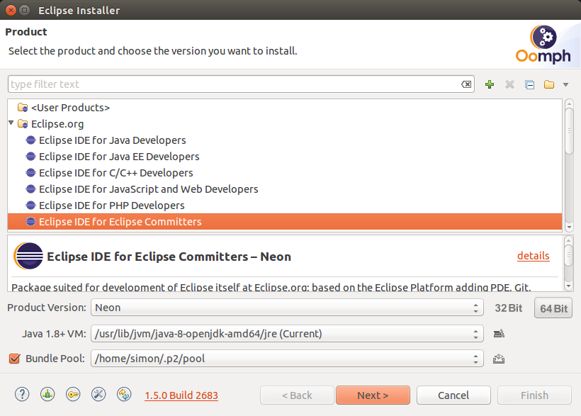 eclipse neon php