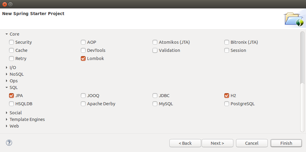 spring data jpa modules