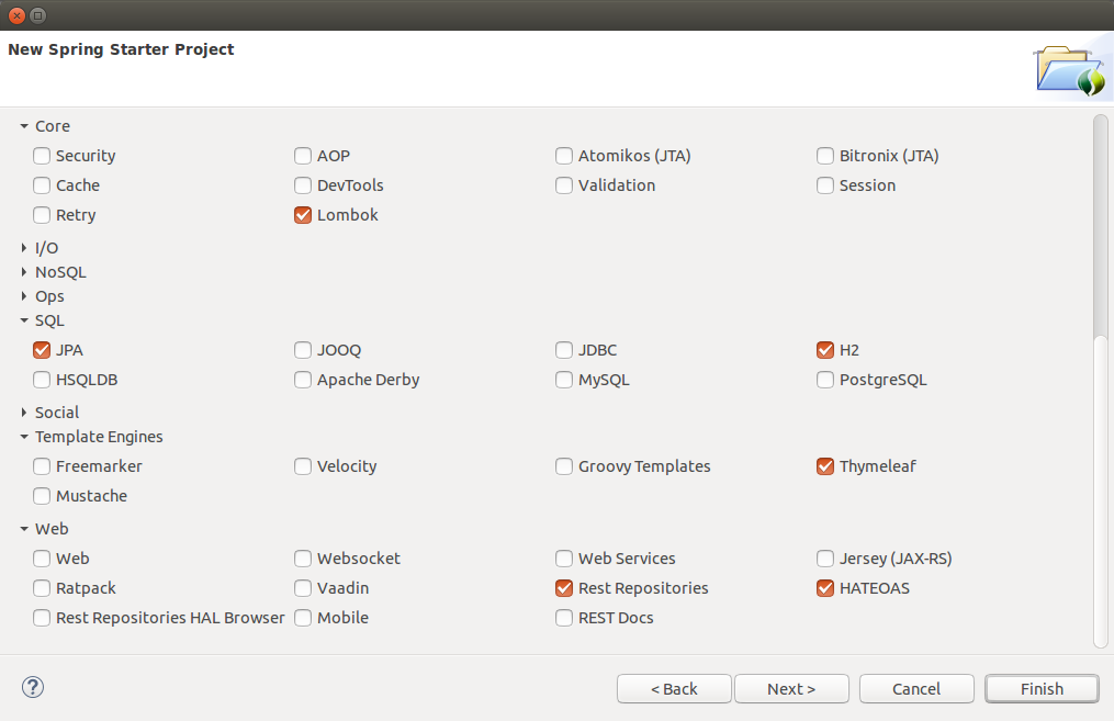 spring data rest boot modules